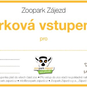 Dárkové vstupenky